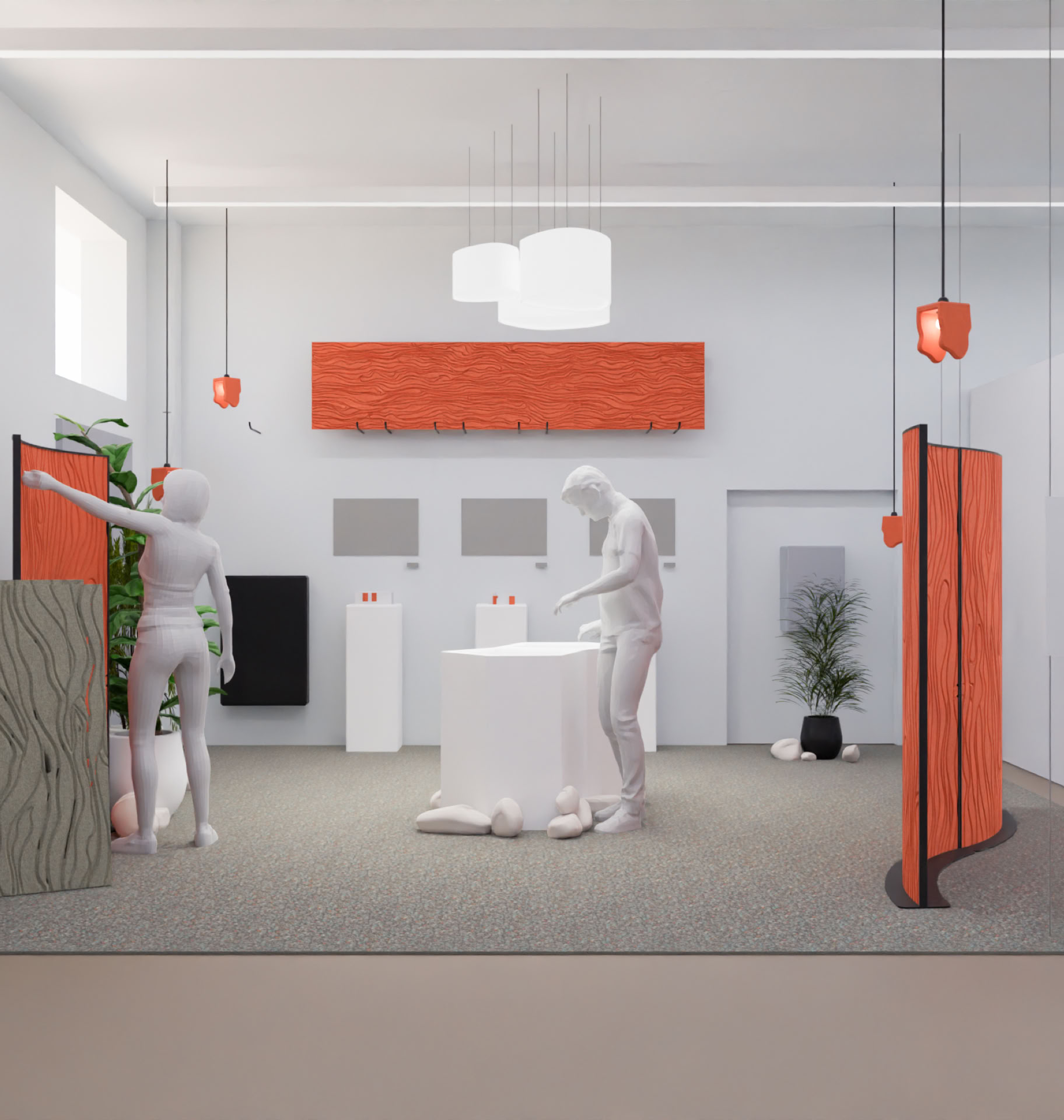 Ausstellungsplanung, Rendering aus dem Prozess