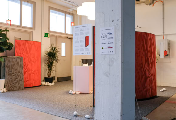 Bilder während des Gestaltungprozesses, Ausstellungsplanung